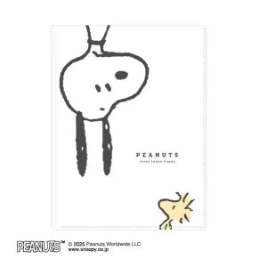 T_Snoopy 10-Pocket Clear File / Upside Down