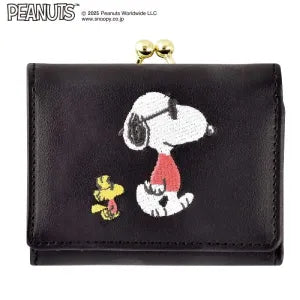 Snoopy Tri-fold Wallet / Black / Joe Cool