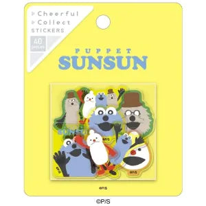 T_puppet Sunsun Cheerful Collect Stickers