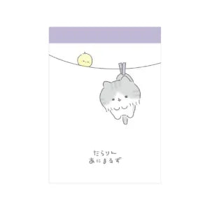 T_Dararin Animals Mini Memo / Heccha Cat