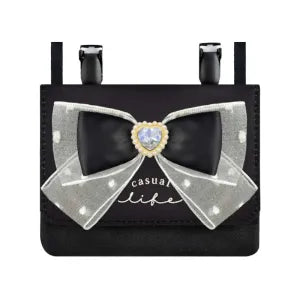 Wide Pocket Pouch / Dot Ribbon