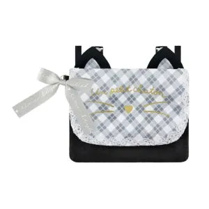 Wide Pocket Pouch / Black Cat