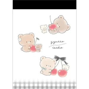 T_Gyutto Issho Mini Memo / Cherry