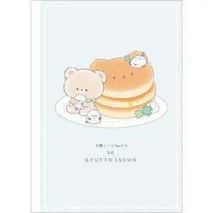 T_Gyutto Issho Flat Square Notebook / Pancake