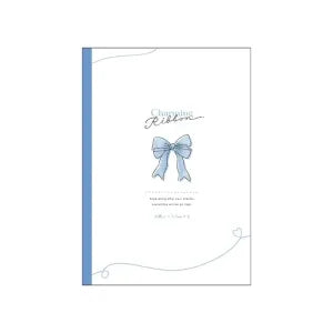 T_ Sugary Ribbon Flat Notebook / Charming Ribbon