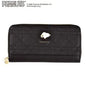 Snoopy Long Wallet / Quilted P Black