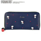 Snoopy Long Wallet / Heart Navy