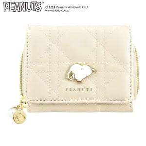Snoopy Wallet / Quilted P Ivory