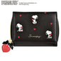 Snoopy Wallet / Heart Black