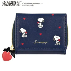 Snoopy Wallet / Heart Navy