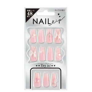 Pink Ribbon Press On Nails