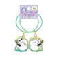 Wire Ring Clear Pair Key Holder / Nonbiri Enaga-chan