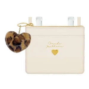 Wide Pochette Pocket / Heart Leopard