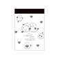 T_Cute Bird Mini Memo / Heart Moa