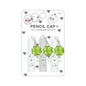 T_Cute Bird Charm Attached Cap / Heart Moa