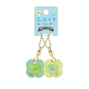 Puchi Pair Key Holder / Smiley Clover