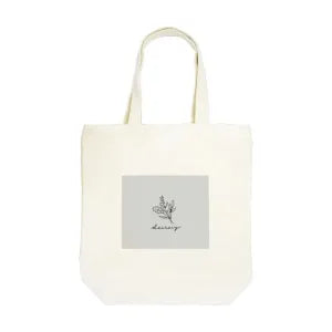 Tote With Pocket / Botanical
