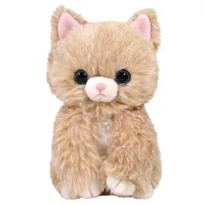 Small Mimamorunyan Plush Doll Brown Cat Chai