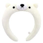 Plush Doll Head band Polar bear