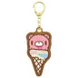 Gloomy Chenille Embroidered Felt Keychain - Ice Cream