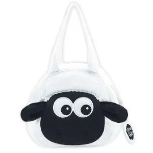 Baby Shaun Plush Bag - White