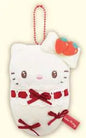Shortcake & Sky Blue Cherry Cake Swaddled Mascot Hello Kitty