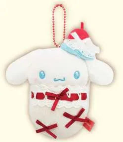 Shortcake & Sky Blue Cherry Cake Swaddled Mascot Cinnamoroll