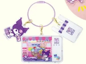 Sanrio Characters Shopping Fun 3 Charms Set Kuromi