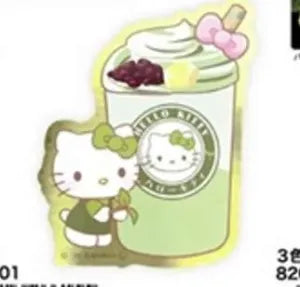 Sanrio Characters Matcha Sweets Sticker Matcha Latte