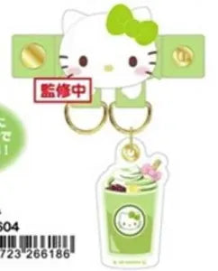 Sanrio Characters Matcha Sweets Pair Strap Holder Matcha Latte