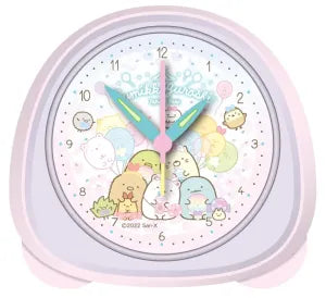 Sumikkogurashi Rice ball Clock with Light Tapioca Park