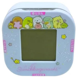 Sumikkogurashi 4 way Clock Strolling under stars Blue