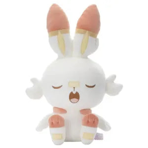 Pokemon Peaceful Place ”Pokepeace” Plushie (Good night Ver.) Scorbunny W240×H420×D210mm