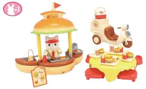 Freshly Made Hamburger Wagon