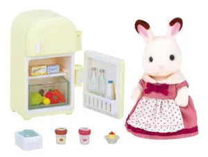 Chocolate Rabbit Mother & Furniture Set