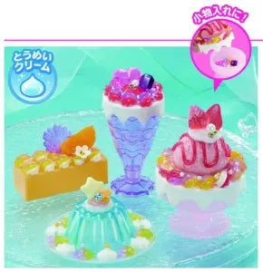 Transparent Cream Parfait Sweets Set