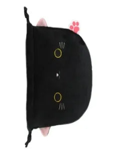 Cats Dango Omochi pouch ”Kinchaku” KURO W17.5×D1.5×H15 cm