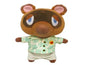 DPA02 Atsumare Animal Crossing Tanukichi (S) W11×D17×H17 cm