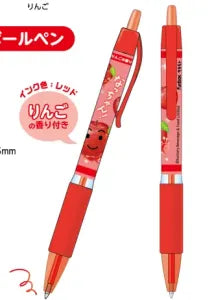 Natchan Apple Knock-type Color Ballpoint Pen