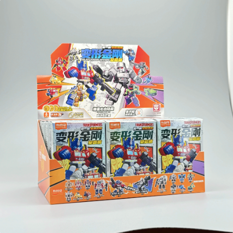 Blucos Block Figures × Transformers Stardust Edition | Series 1–4 Mini Pocket Blind Box Collectible Toy - Kanako.store