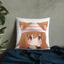 Load image into Gallery viewer, Chibi Kanako Cartoon Print Pillow White - Kanako.store
