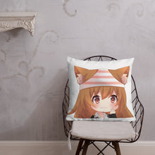 Load image into Gallery viewer, Chibi Kanako Cartoon Print Pillow White Premium - Kanako.store
